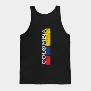 Colombia National Soccer Team Pride Flag Colombian Tank Top